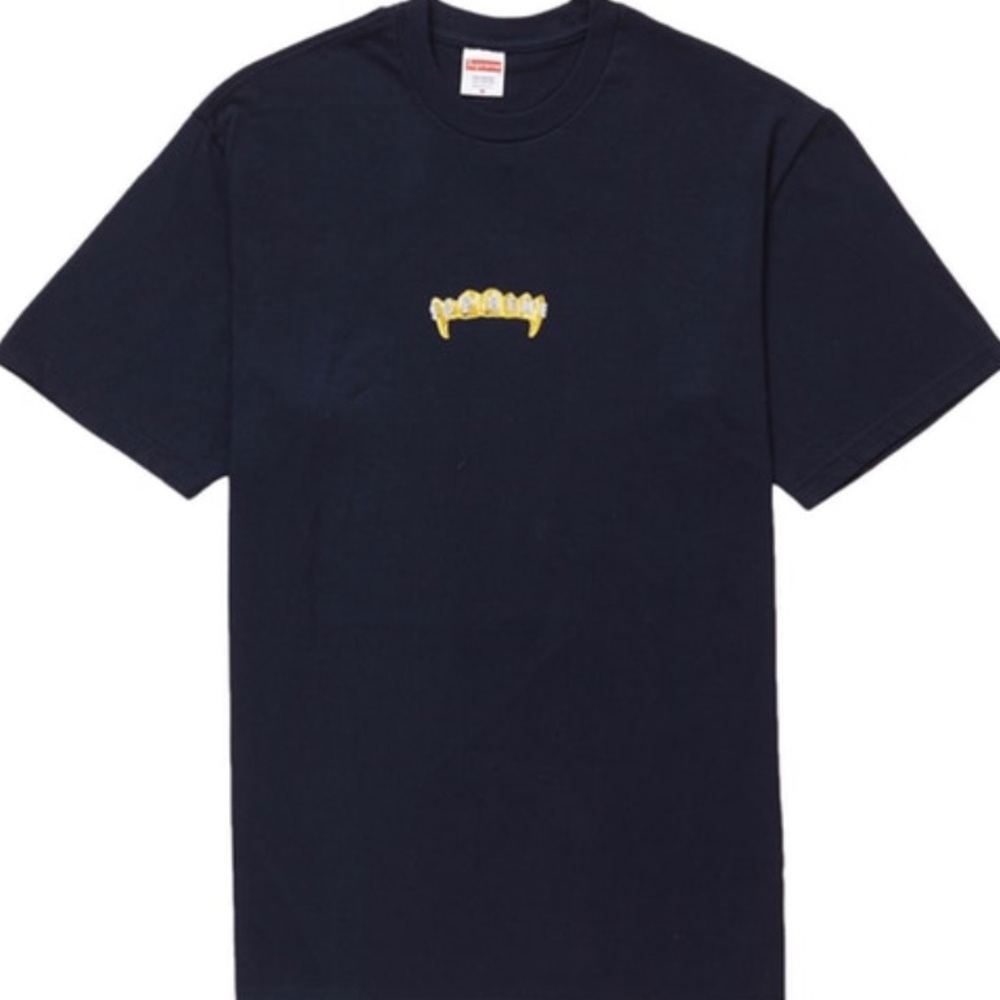 Navy Blue Supreme T Shirt size Large